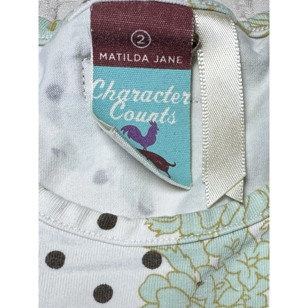 Matilda Jane‎ Lawrence Francis Sara Top Tunic Character Counts Tunic Clocks Sz 2 - Picture 4 of 4